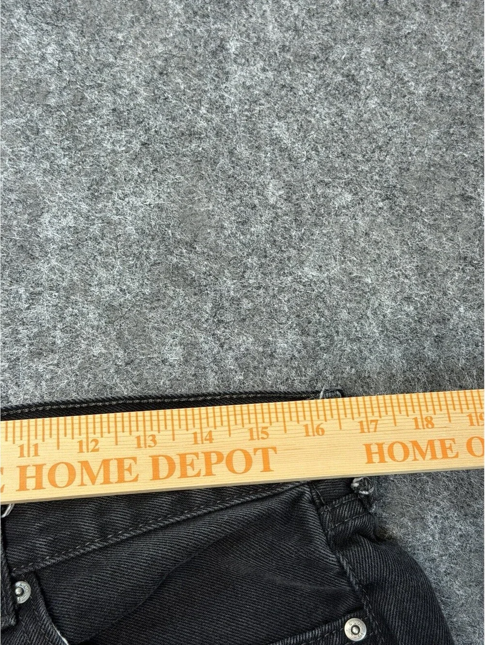 Levis 505 Regular Fit Jeans Mens 34x30 Black Faded Straight Leg Denim